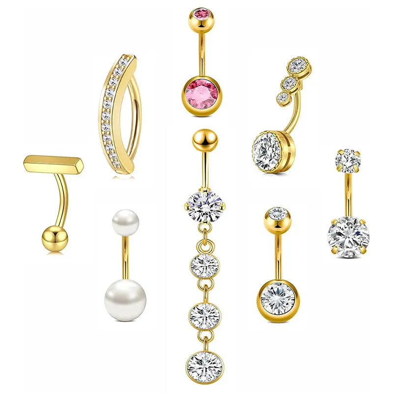 Body Jewelry Belly Button Rings - 1pc Belly Chain Belly Button Ring