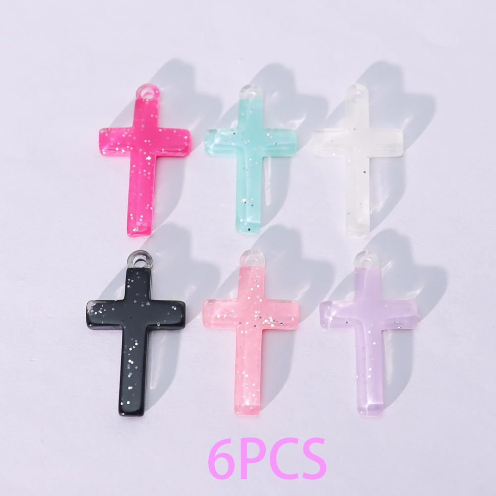 6pcs DIY earring pendant Flatb - Body Jewelry Y2K のレビューと価格