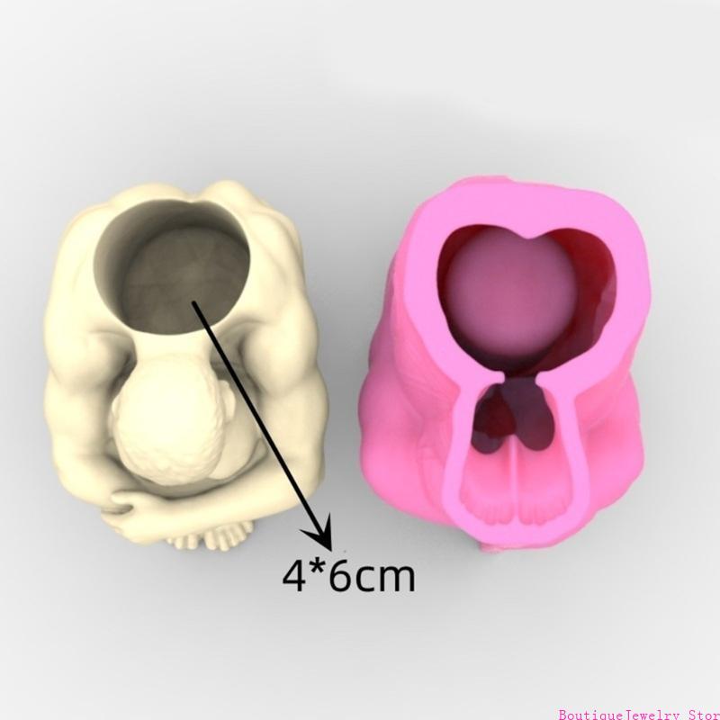 E1PE Candles Holder Resin Mold - Body Jewelry Storage のレビューと価格