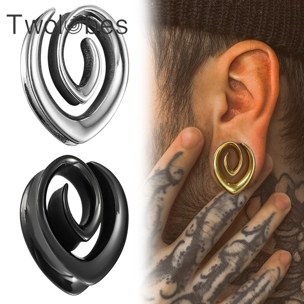 Twolobes 2PCS Spiral Simple Sa - Body Jewelry Hangers のレビューと価格