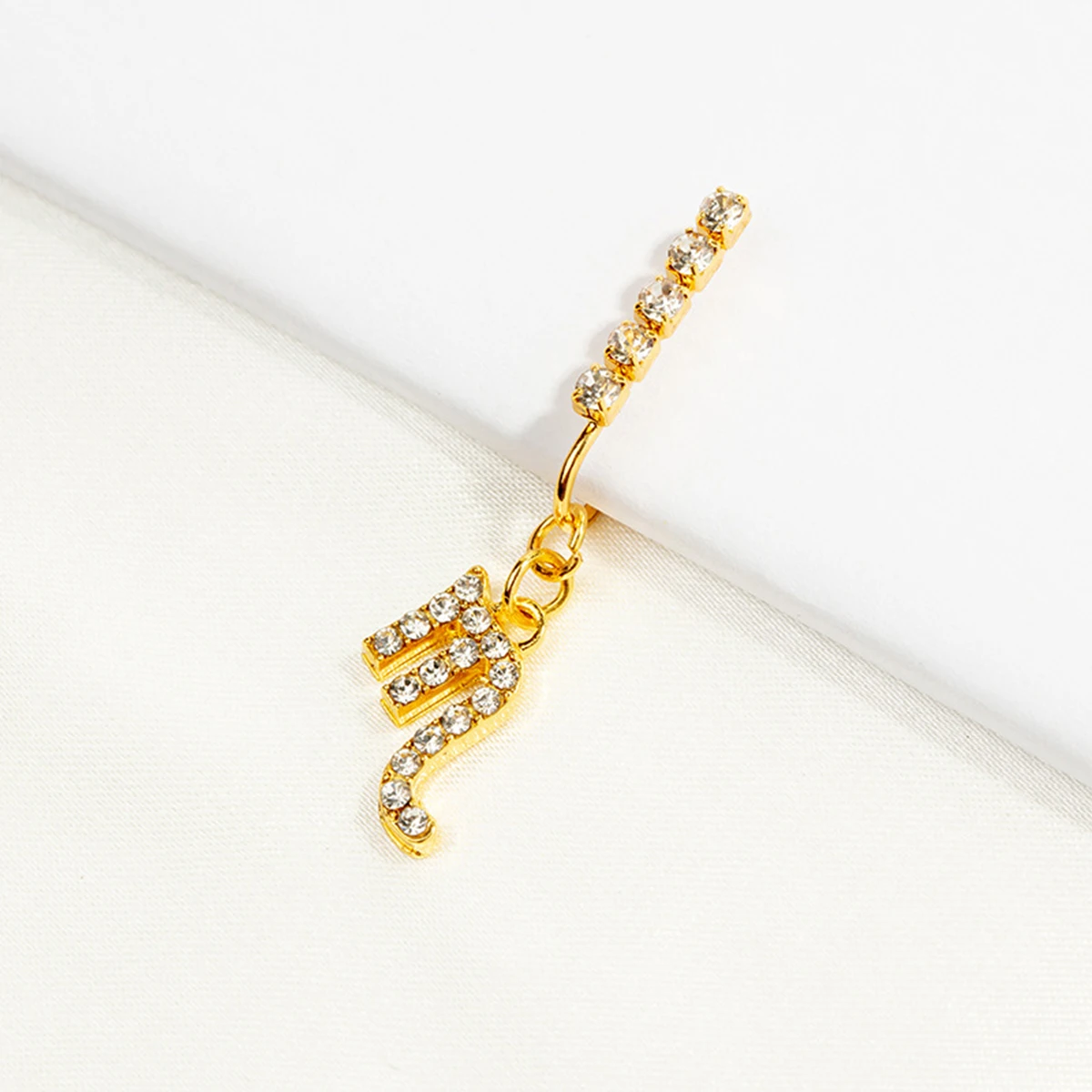 2 Pack Ear Clips Metal Zircon  - Body Jewelry Tunnels のレビューと価格