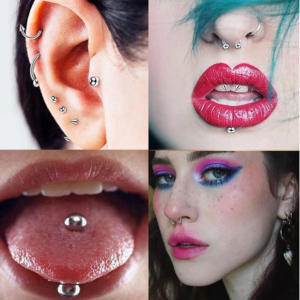 Stainless Steel Piercing Kit B - Body Jewelry Tunnels のレビューと価格