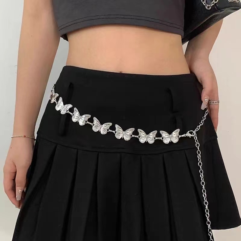 Fashion Butterfly Belt Waist C - Body Jewelry Waist Chains のレビューと価格