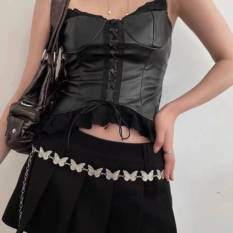 Fashion Butterfly Belt Waist C - Body Jewelry Waist Chains のレビューと価格