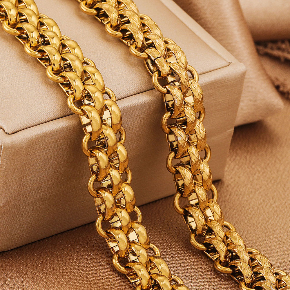 1Meter Wide 13mm Chain Stainle - Body Jewelry Y2K のレビューと価格