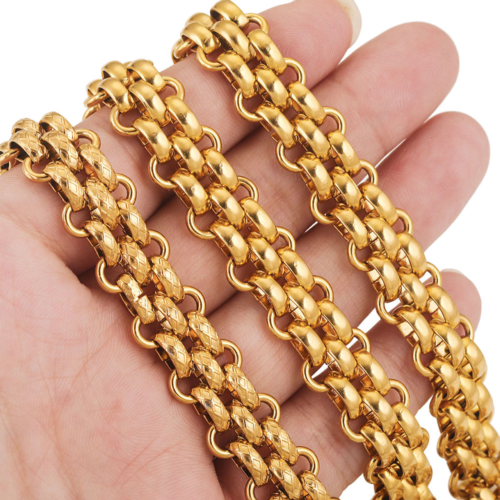 1Meter Wide 13mm Chain Stainle - Body Jewelry Y2K のレビューと価格