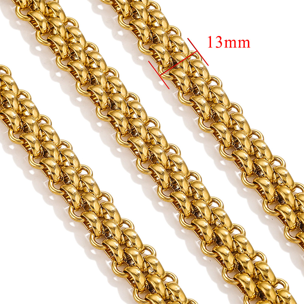 1Meter Wide 13mm Chain Stainle - Body Jewelry Y2K のレビューと価格