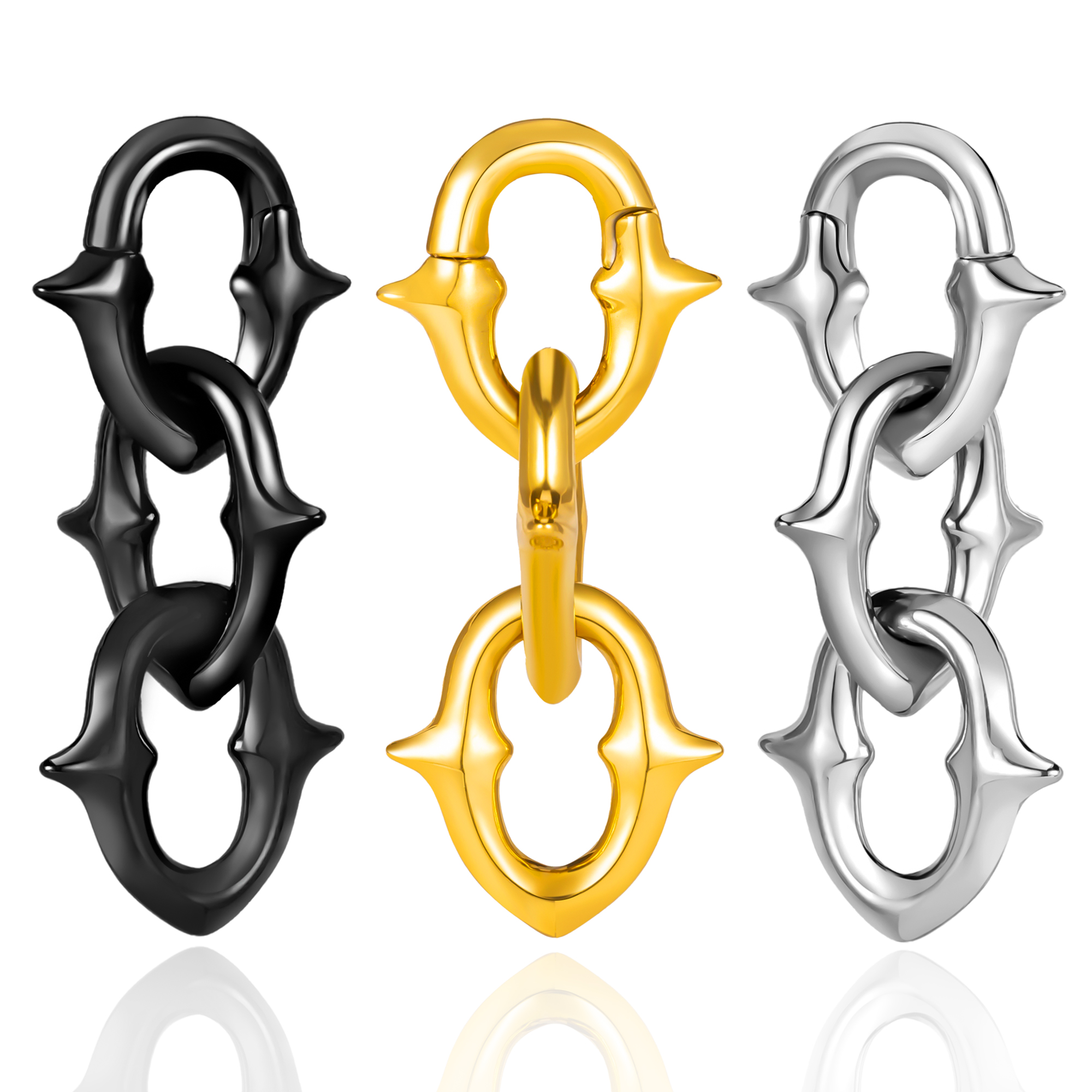 Vankula 2PC  4mm 6G New Chain  - Body Jewelry Hangers のレビューと価格