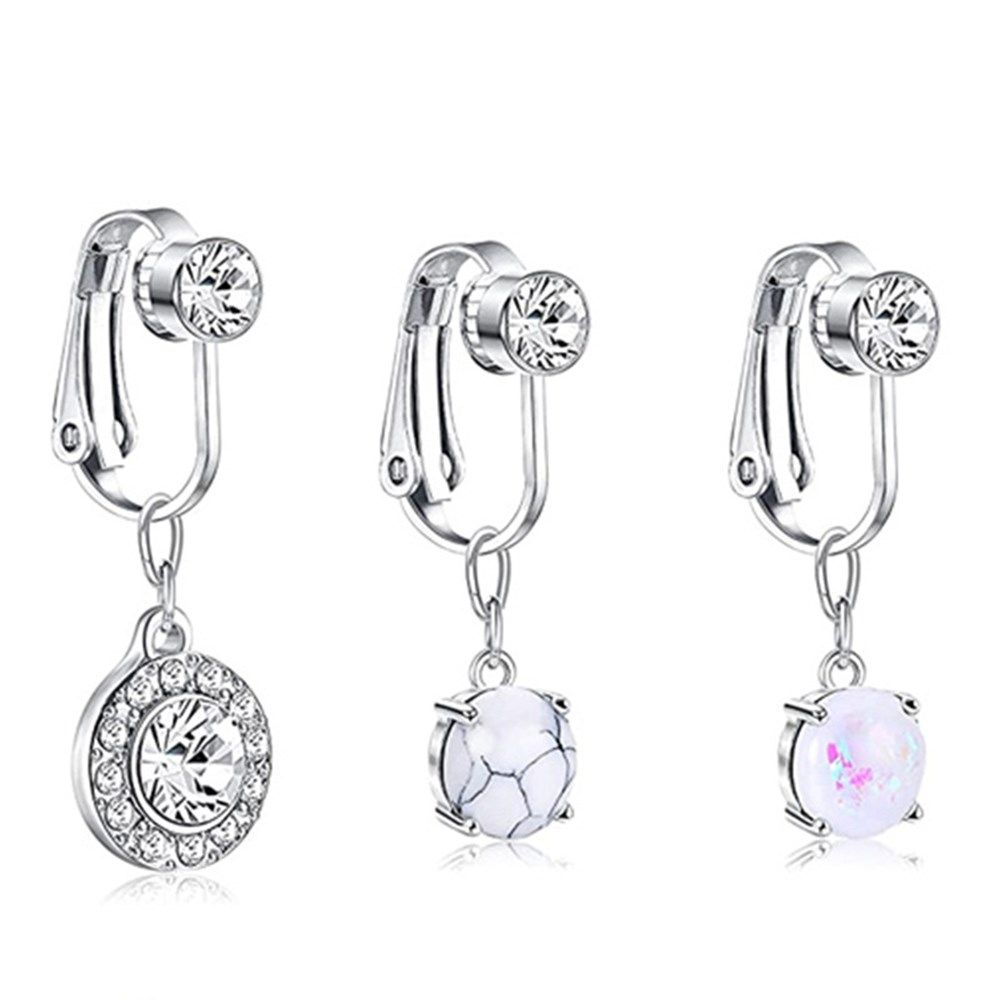 Accessories Clip On Earrings C - Body Jewelry Belly Button Rings のレビューと価格