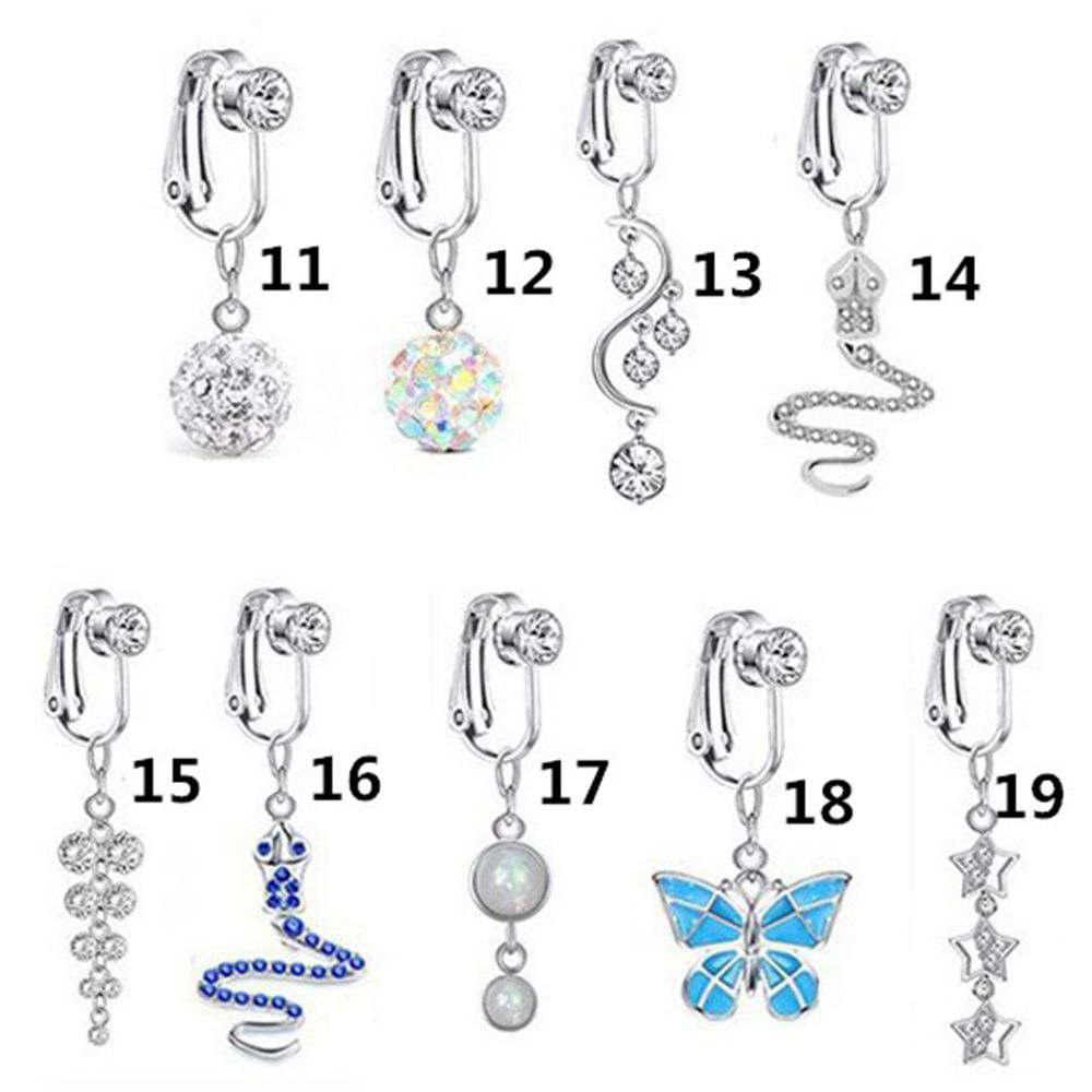 Accessories Clip On Earrings C - Body Jewelry Belly Button Rings のレビューと価格