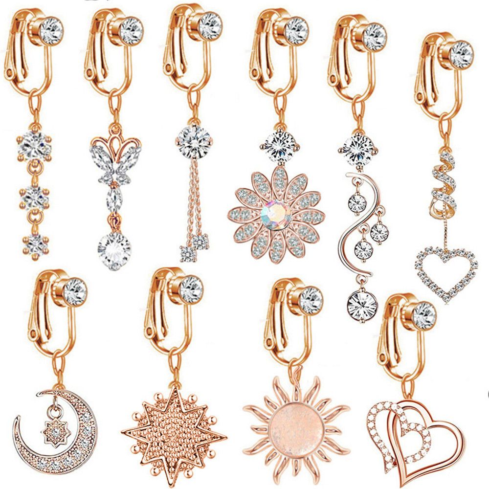 Clip On Umbilical Cartilage Cl - Body Jewelry Belly Button Rings のレビューと価格