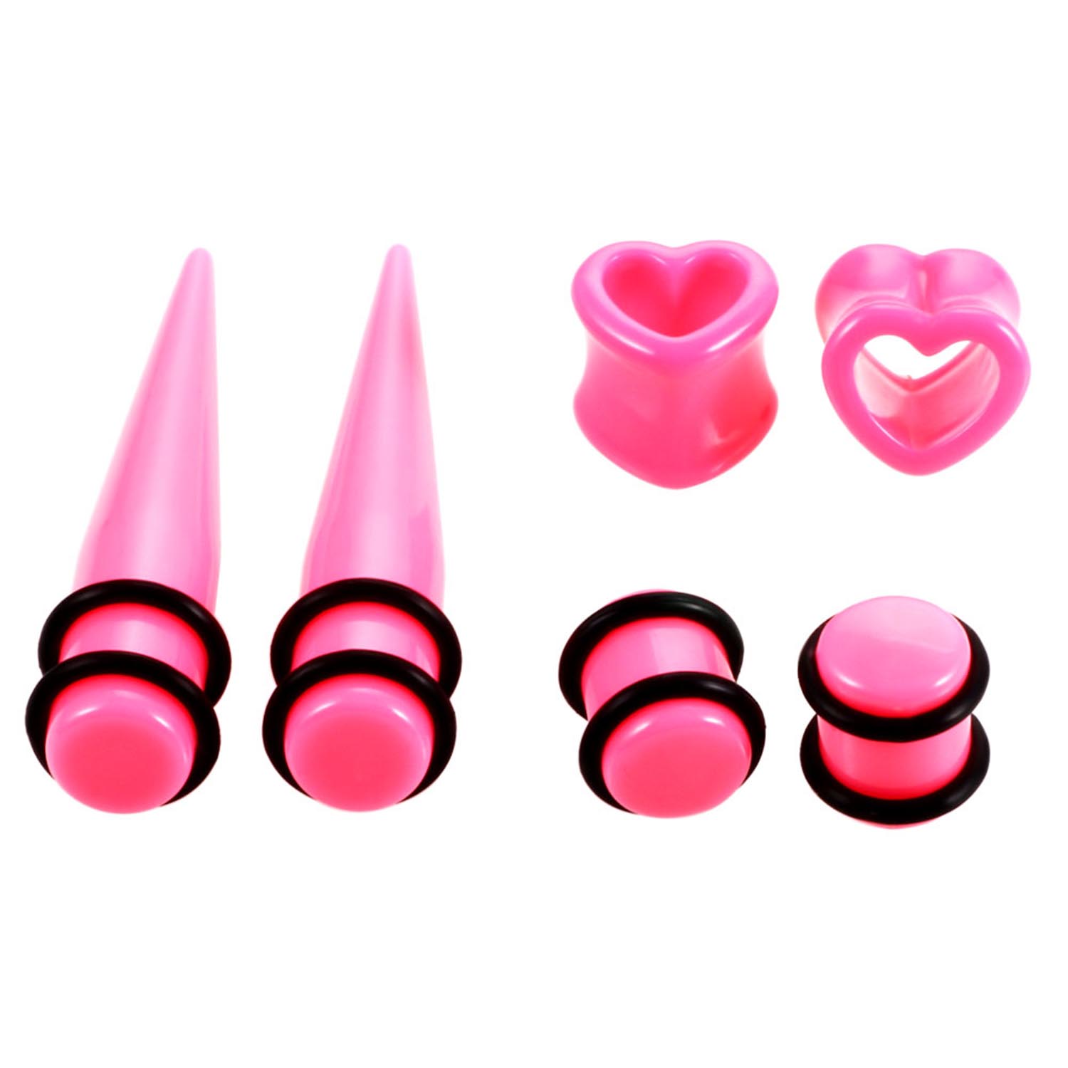 36pcs-54pcs 14G-00G Acrylic Ea - Body Jewelry Tunnels のレビューと価格