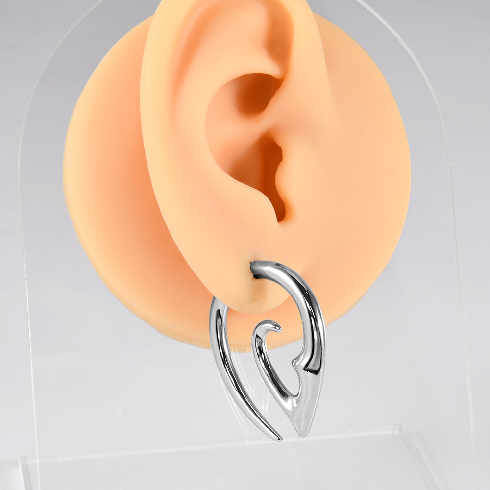 1PC Stainless Steel Silvery Ha - Body Jewelry Hangers のレビューと価格