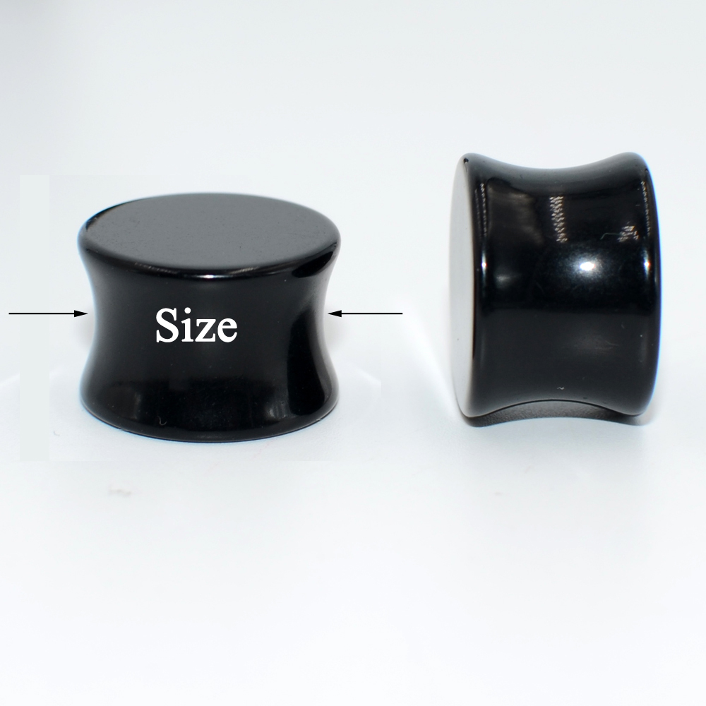 1 Pair 3mm-50mm Big Size Solid - Body Jewelry Tunnels のレビューと価格