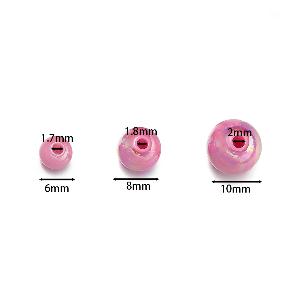 50/100pcs 6/8/10mm AB Color Ac - Body Jewelry Y2K のレビューと価格