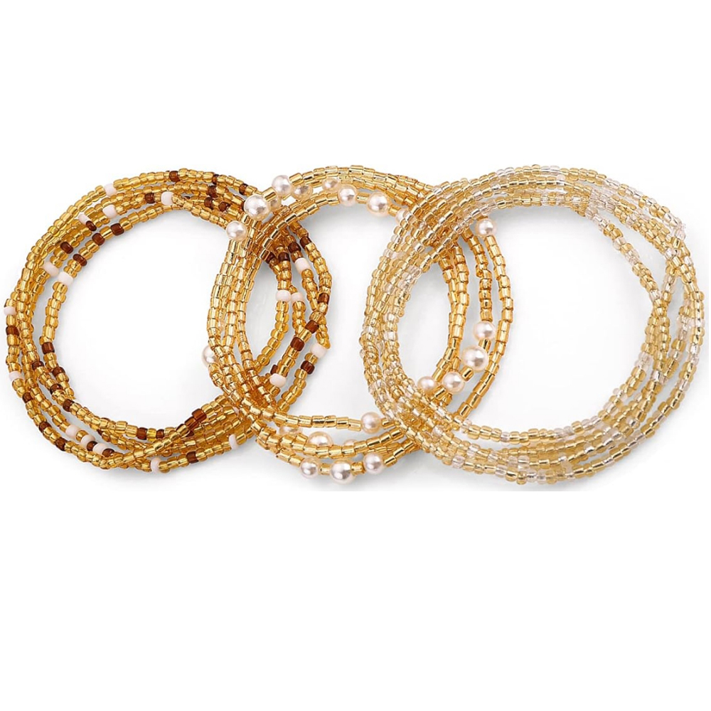 Waist Beads for Women Belly Be - Body Jewelry Waist Chains のレビューと価格