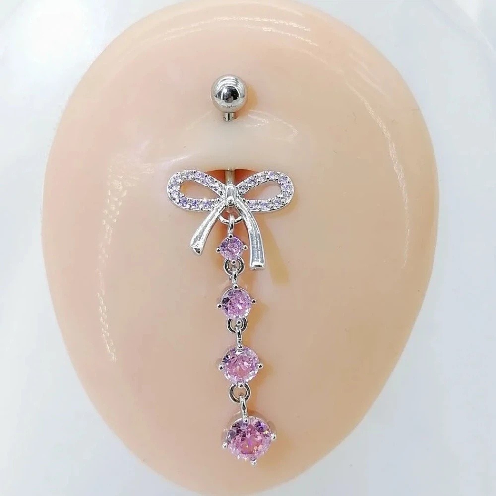 Trendy Gift Stainless Steel Bo - Body Jewelry Belly Button Rings のレビューと価格