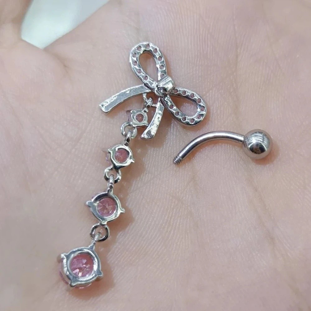 Trendy Gift Stainless Steel Bo - Body Jewelry Belly Button Rings のレビューと価格
