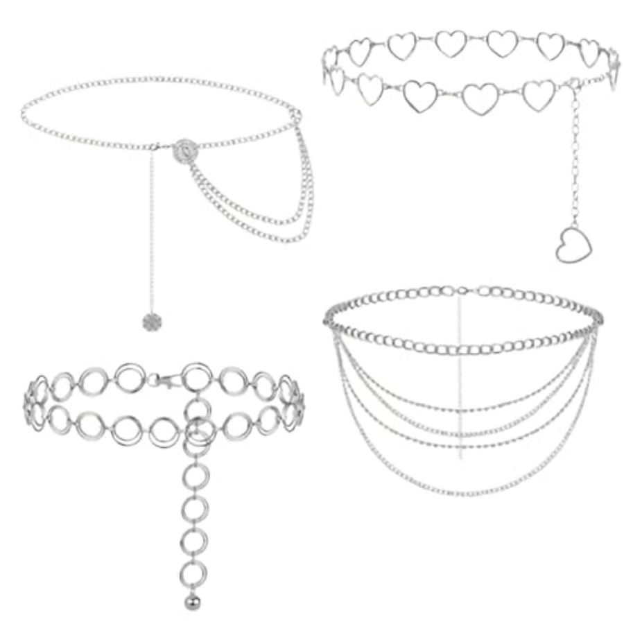 Punk Gothic Body Waist Chain S - Body Jewelry Y2K のレビューと価格
