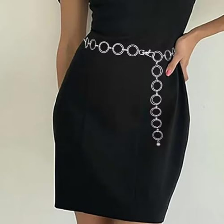 Punk Gothic Body Waist Chain S - Body Jewelry Y2K のレビューと価格