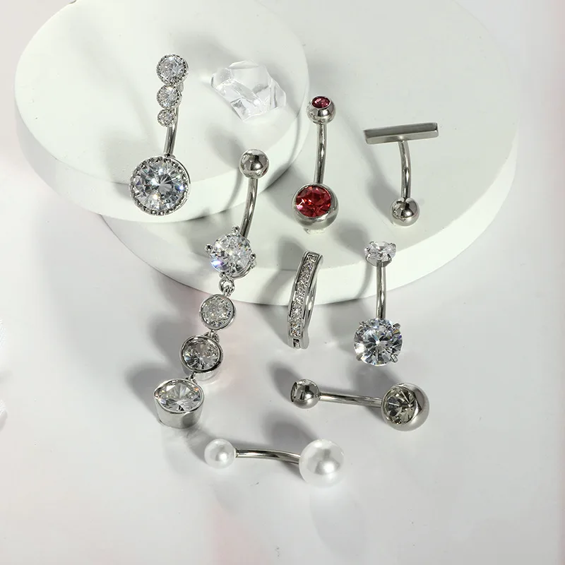 1pc Belly Chain Belly Button R - Body Jewelry Belly Button Rings のレビューと価格