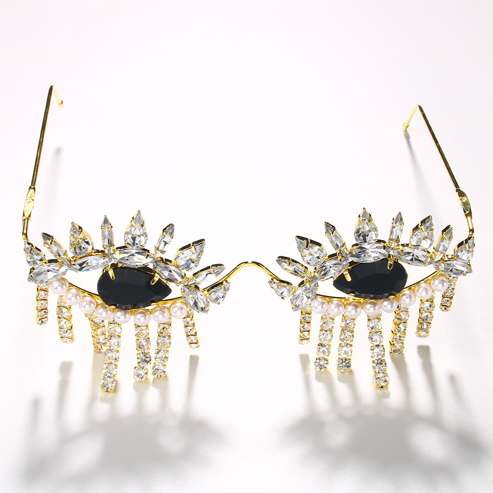 Stonefans Tassel Glasses Frame - Body Jewelry Y2K のレビューと価格