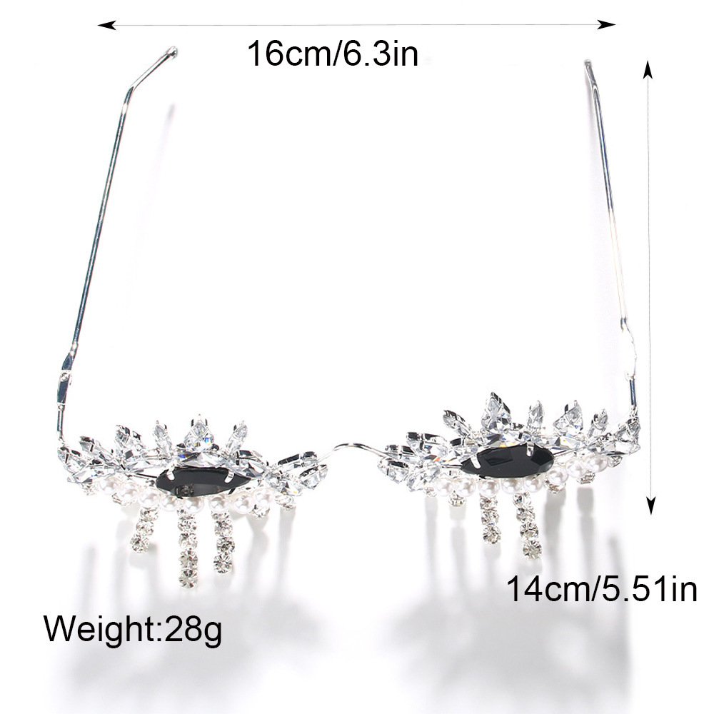 Stonefans Tassel Glasses Frame - Body Jewelry Y2K のレビューと価格