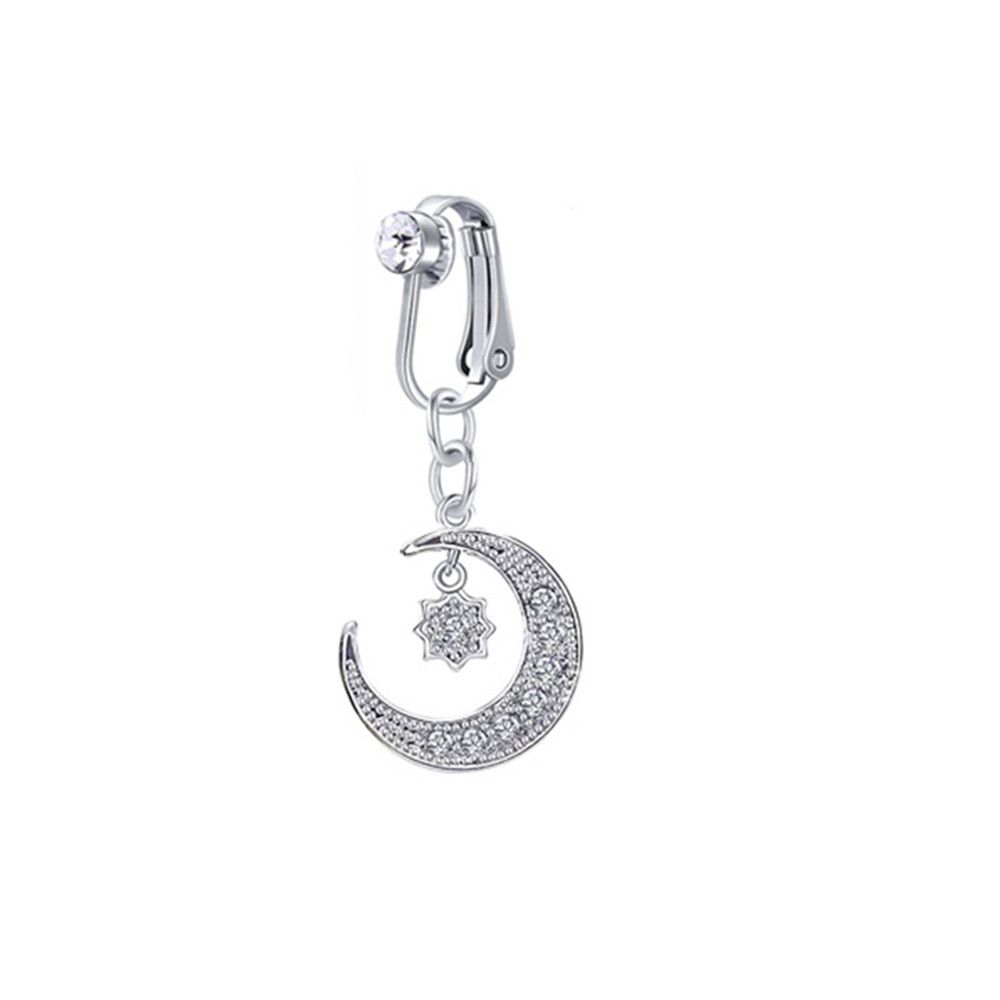 Women Earring Clip Faux Pierci - Body Jewelry Belly Button Rings のレビューと価格