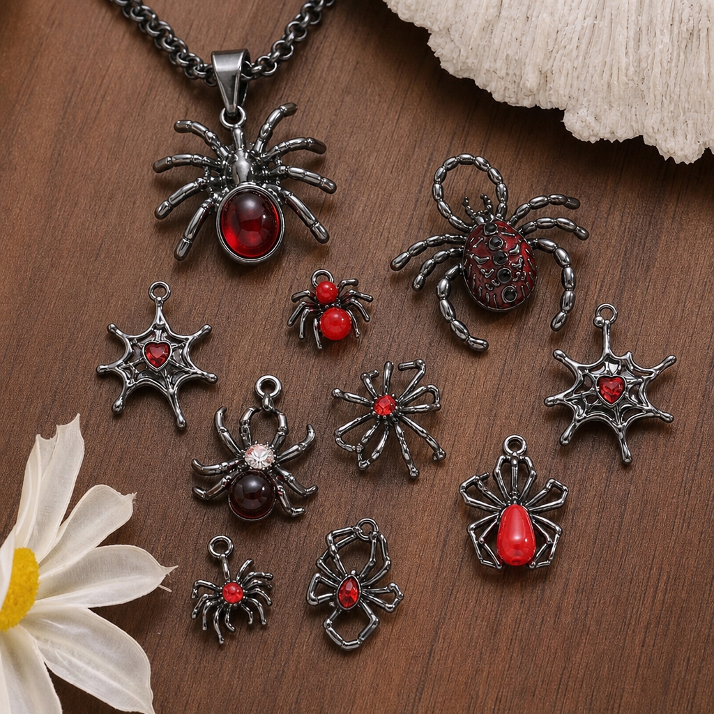 5pcs Dark Gothic Retro Black S - Body Jewelry Y2K のレビューと価格