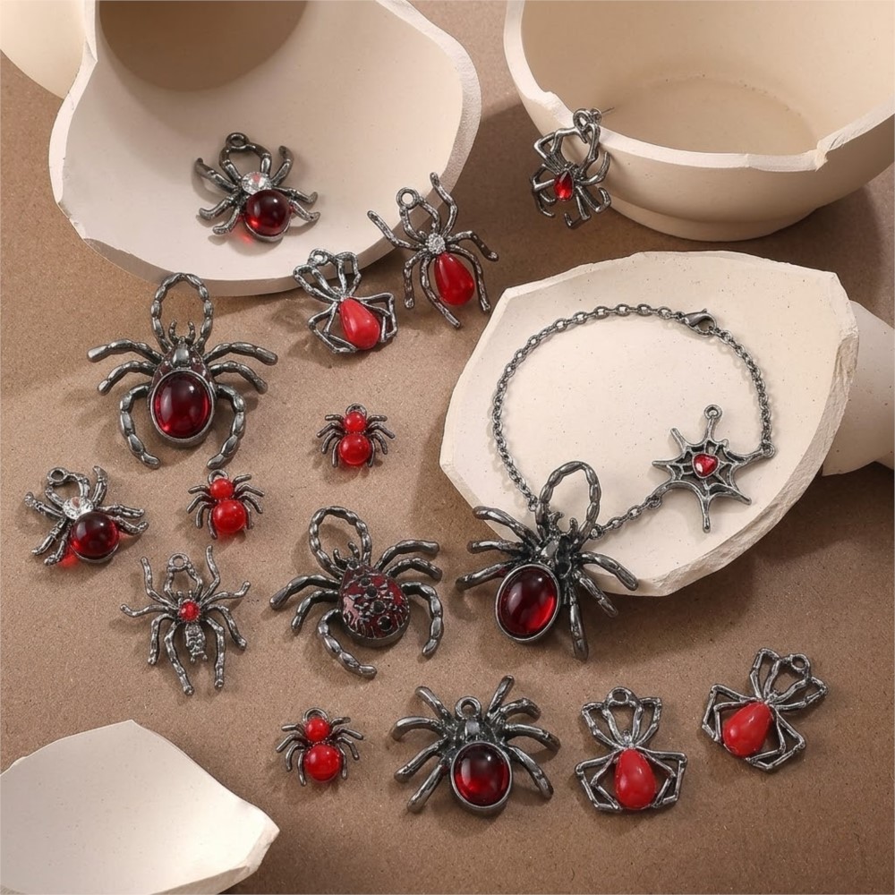 5pcs Dark Gothic Retro Black S - Body Jewelry Y2K のレビューと価格