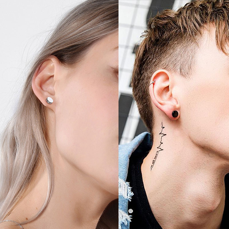 1 Pair/6 Pairs Stainless Steel - Body Jewelry Tunnels のレビューと価格