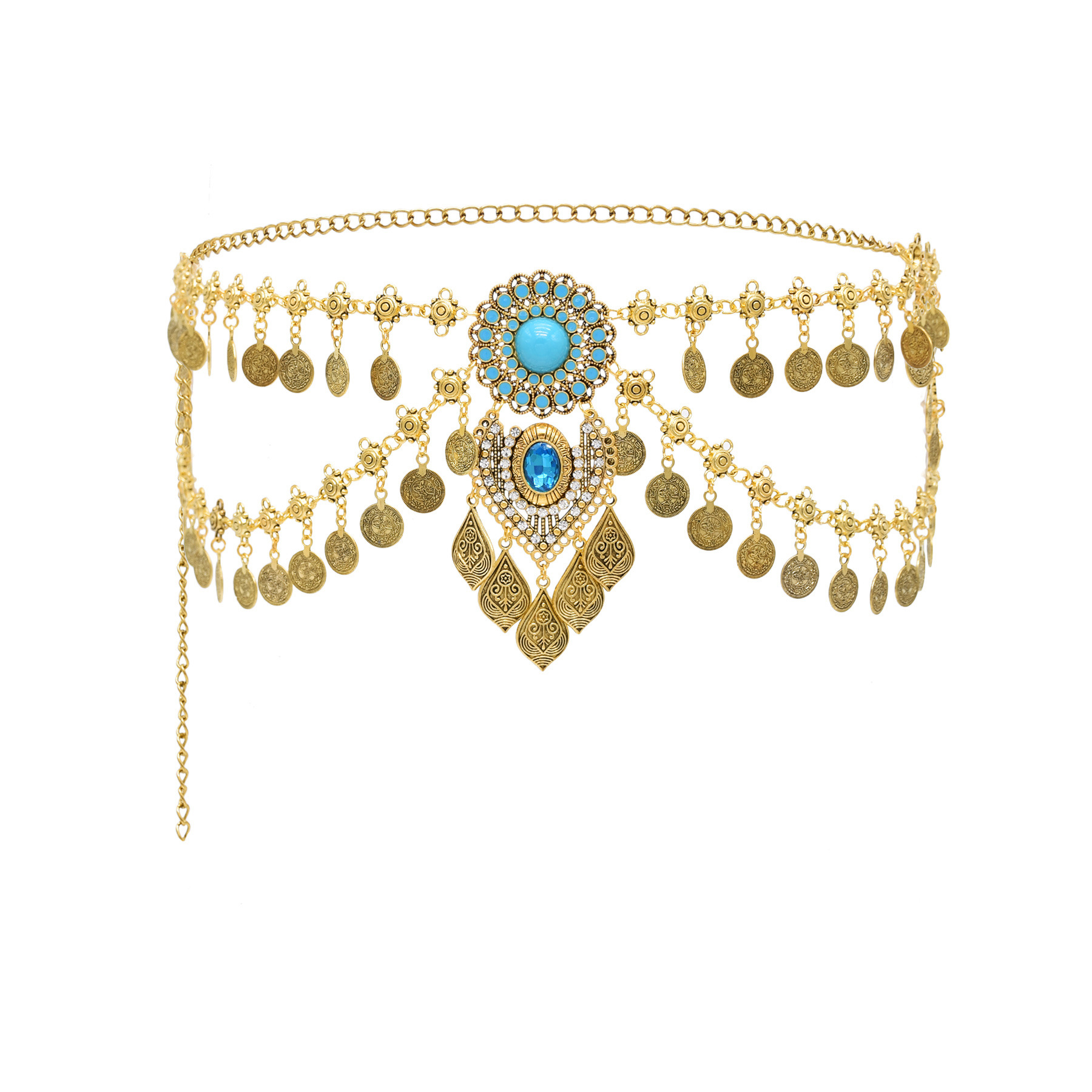 New Bohemian Coin Tassels Faux - Body Jewelry Waist Chains のレビューと価格