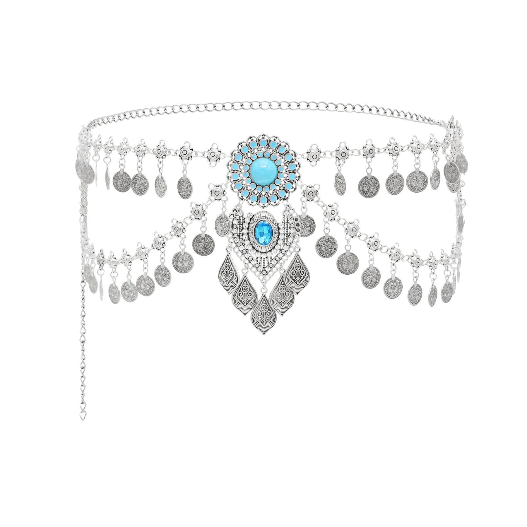 New Bohemian Coin Tassels Faux - Body Jewelry Waist Chains のレビューと価格