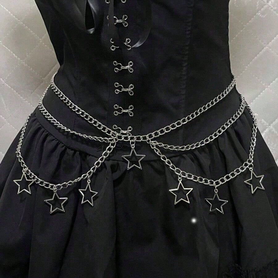 Punk Goth Steam Punk Five-Poin - Body Jewelry Y2K のレビューと価格