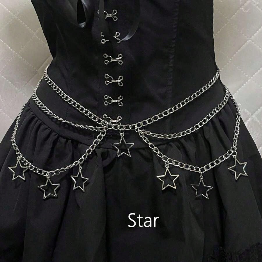 Punk Goth Steam Punk Five-Poin - Body Jewelry Y2K のレビューと価格