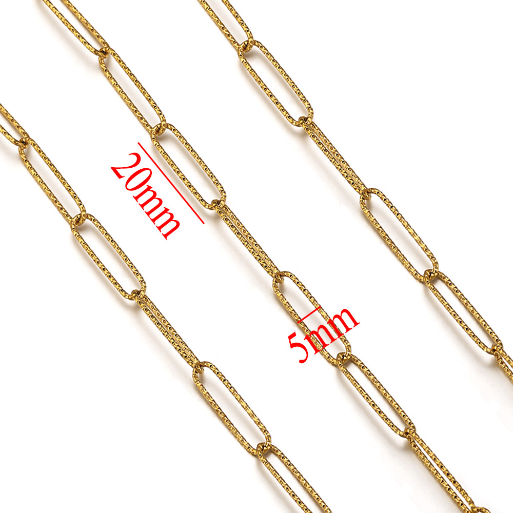 2Meters Stainless Steel Chains - Body Jewelry Y2K のレビューと価格