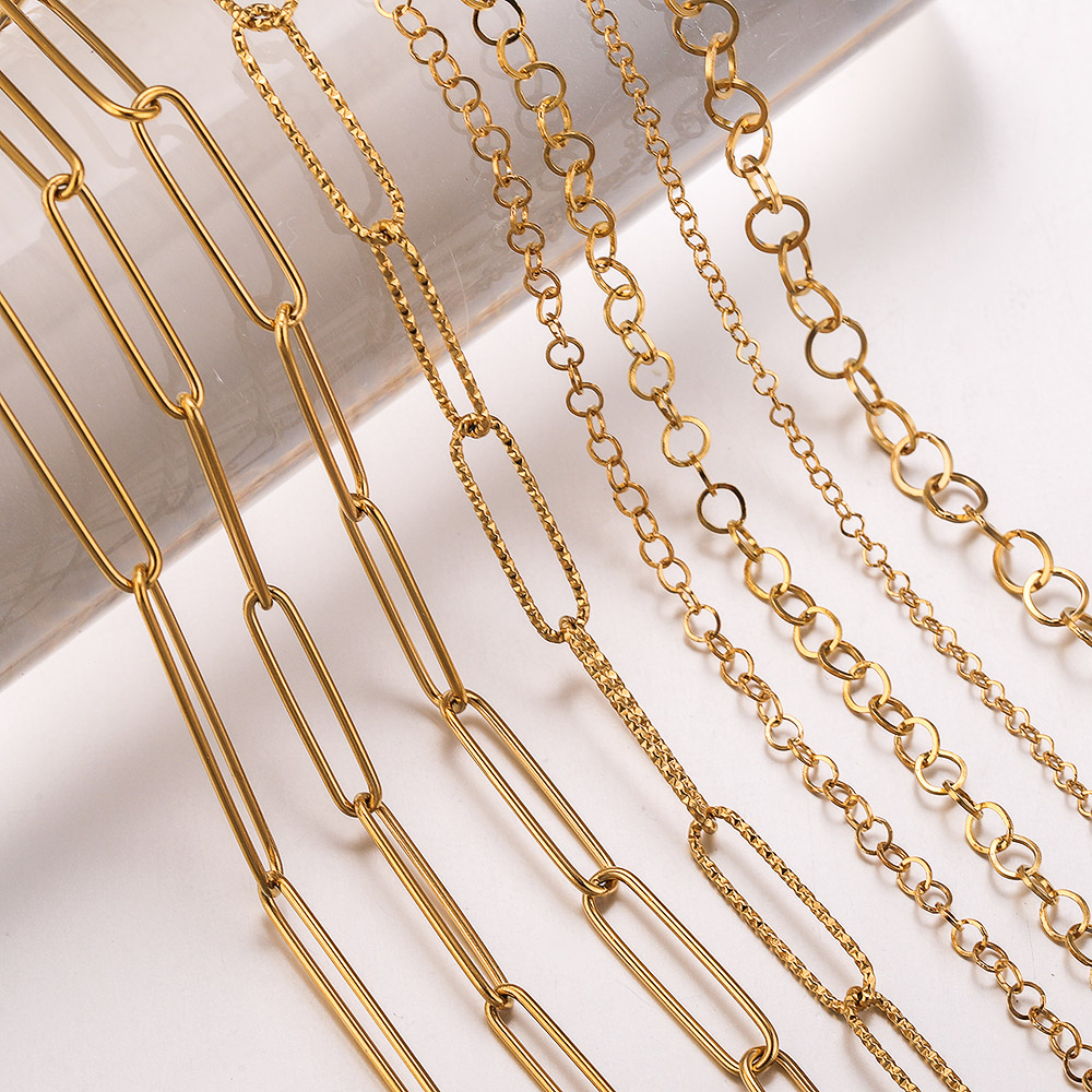 2Meters Stainless Steel Chains - Body Jewelry Y2K のレビューと価格