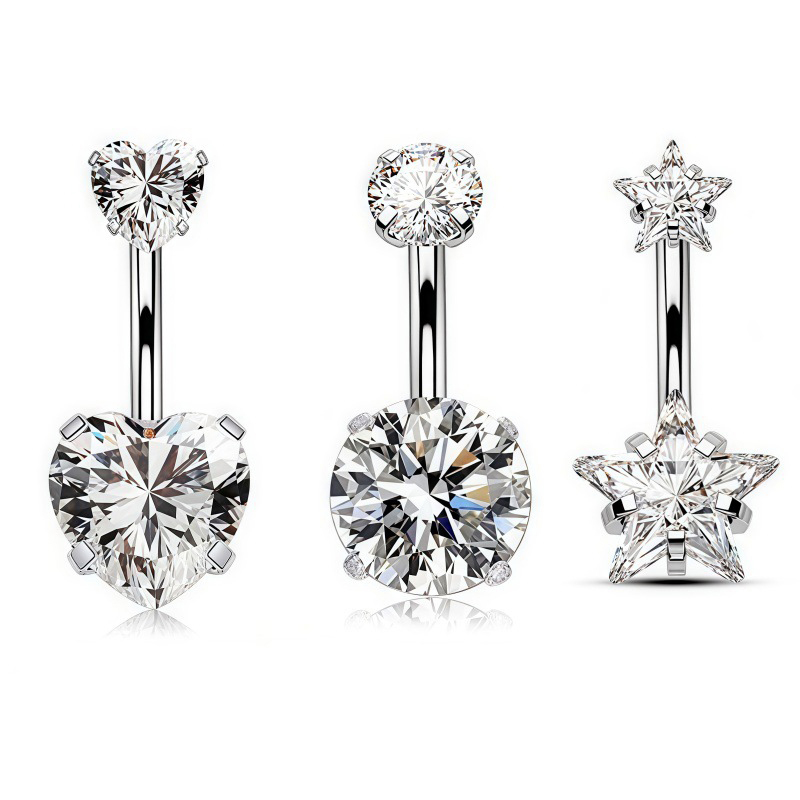 1PC Sexy Belly Navel Piercing  - Body Jewelry Belly Button Rings のレビューと価格