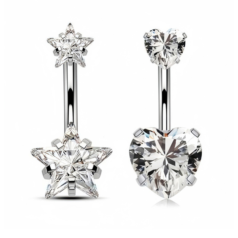 1PC Sexy Belly Navel Piercing  - Body Jewelry Belly Button Rings のレビューと価格