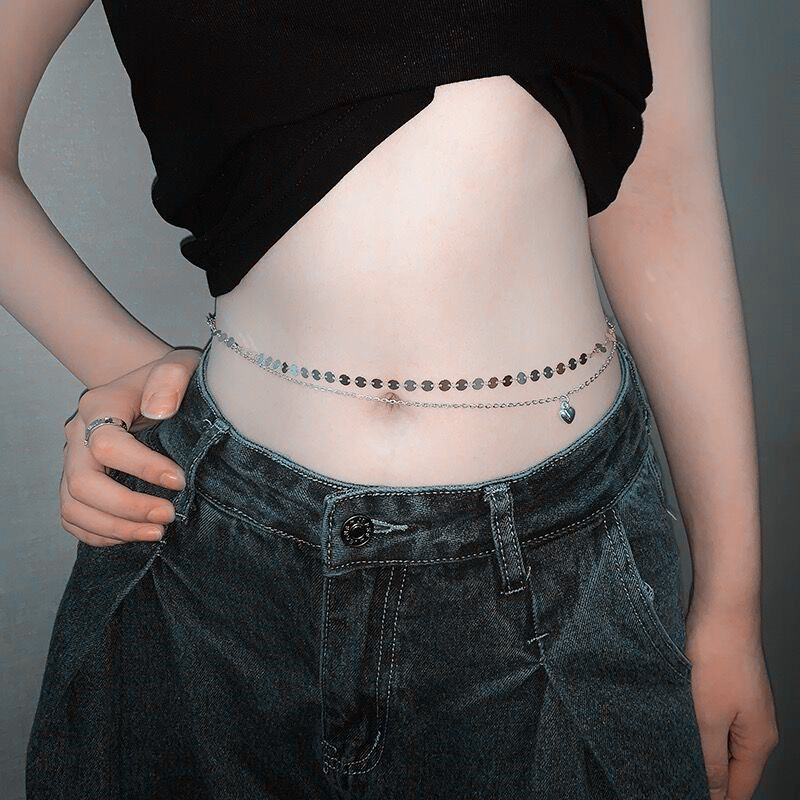 Fashion Simple Double Layer Be - Body Jewelry Waist Chains のレビューと価格