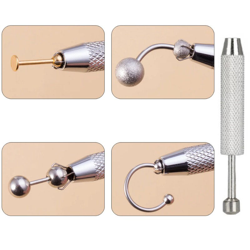 1Pc Four Claws Beads Holder Pi - Body Jewelry Storage のレビューと価格
