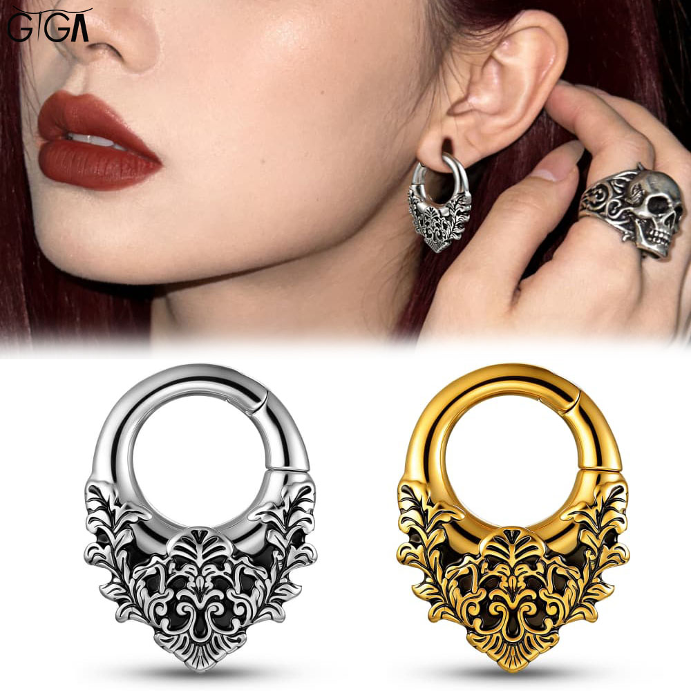 Giga 2Pcs Vintage 5mm(4g) Flor - Body Jewelry Hangers のレビューと価格