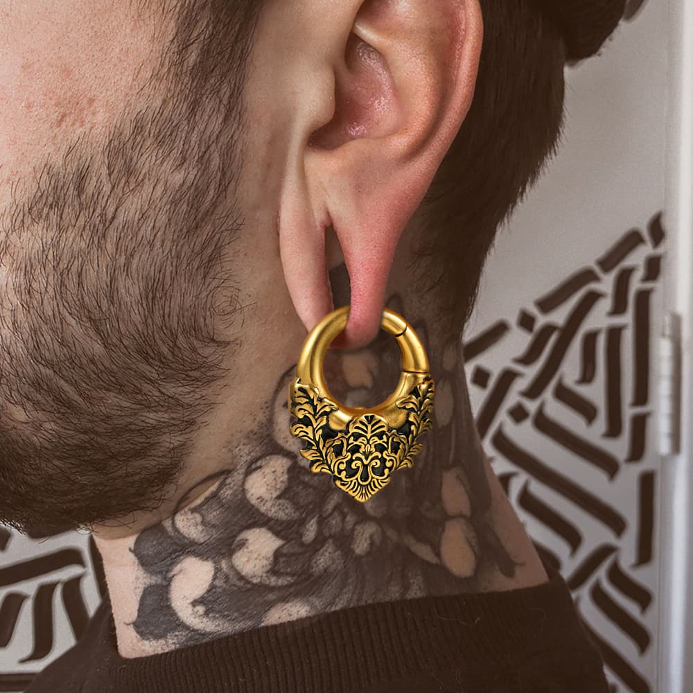 Giga 2Pcs Vintage 5mm(4g) Flor - Body Jewelry Hangers のレビューと価格
