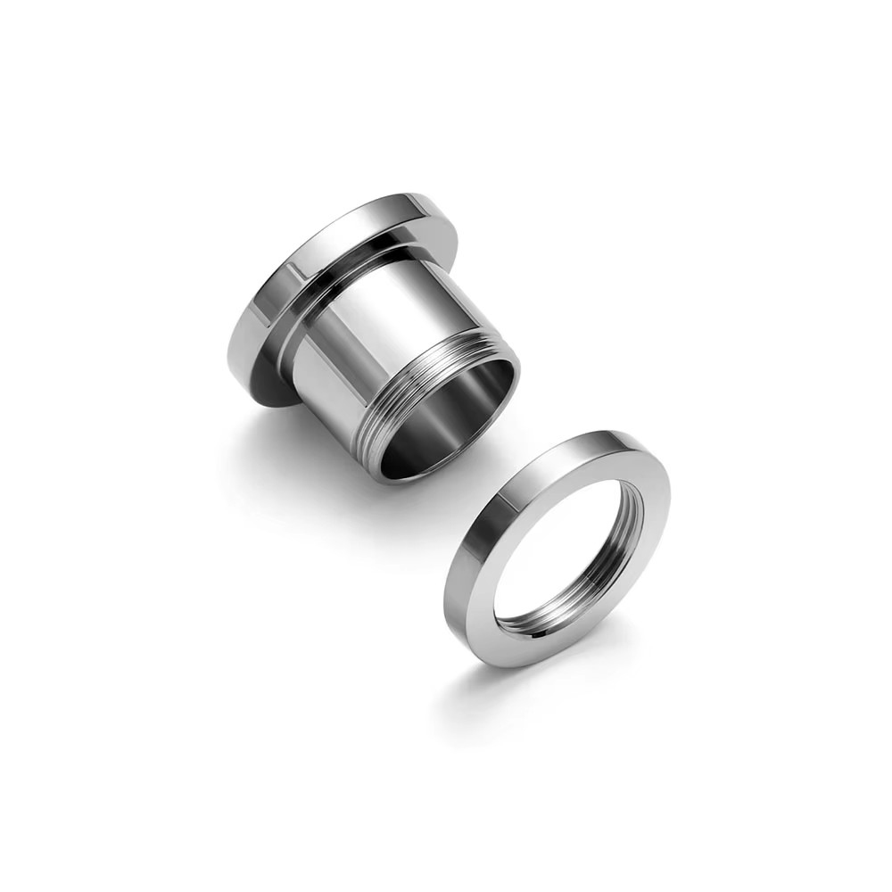 1PC Ear Tunnels Plugs Titanium - Body Jewelry Tunnels のレビューと価格