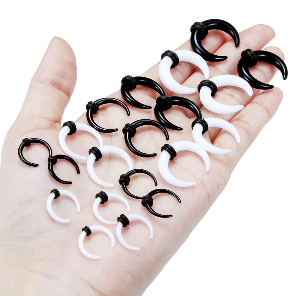 Large Septum Rings 14G 12G 8G  - Body Jewelry Tunnels のレビューと価格