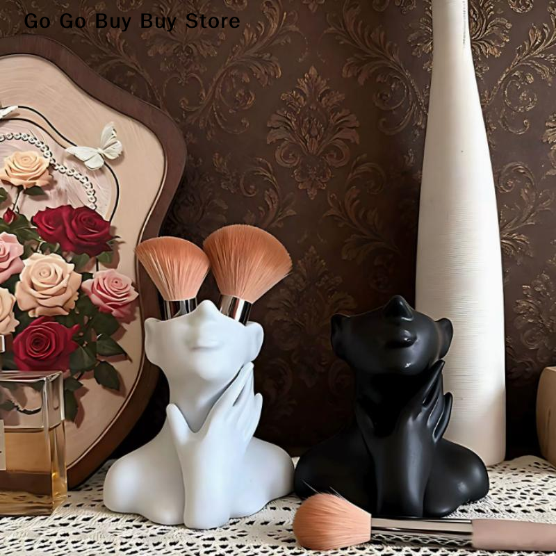 Creative Face Shape Makeup Bru - Body Jewelry Storage のレビューと価格