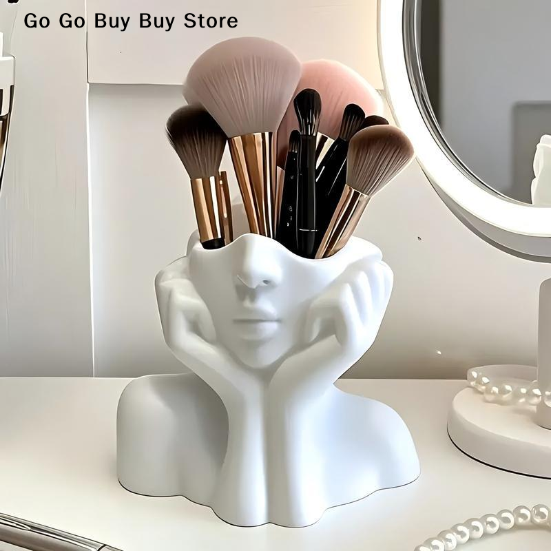 Creative Face Shape Makeup Bru - Body Jewelry Storage のレビューと価格