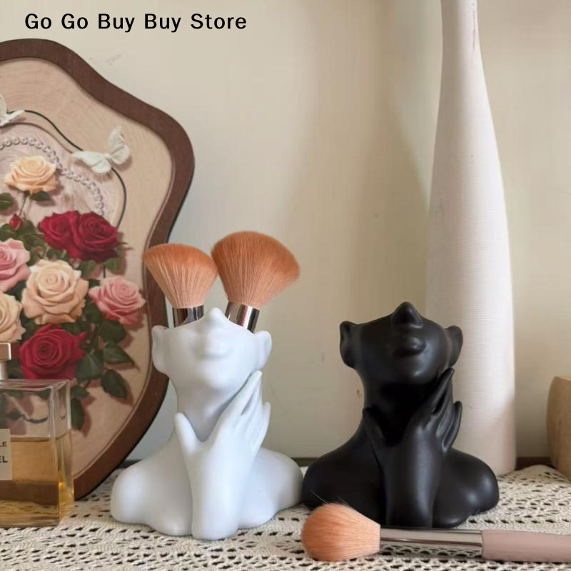 Creative Face Shape Makeup Bru - Body Jewelry Storage のレビューと価格